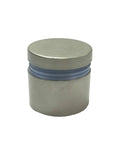 Gritty Matte Sandblasted Stainless Steel Standoffs 25Mm With Hex Nuts Bolts For Glass Plexiglass Display Mounting Hardware, 25mm thick