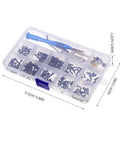 All In One Pro Grade RC Car Screw Tool Kit With Nuts Bolts Fasteners Gasket Repair Tools In A Durable Accessory Box for repairs.