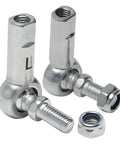 4-Pack M8 Rod End Bearings 1.25mm Thread 8mm Bore Ball Joint for ATV Go Kart Quad Drift Trike Mini Bike Golf Cart Left And Right Hand Thread Durable Steel Construction, left and right threads
