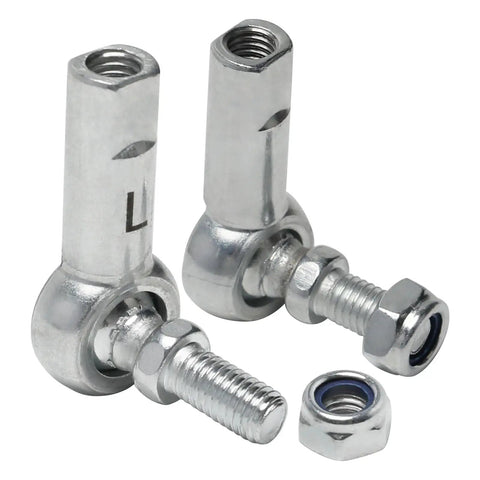 4-Pack M8 Rod End Bearings 1.25mm Thread 8mm Bore Ball Joint for ATV Go Kart Quad Drift Trike Mini Bike Golf Cart Left And Right Hand Thread Durable Steel Construction, left and right threads