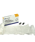 Hema-Flex Bandage Compress with 4x8 Inch Nonadherent Pad and 72 Inch Stretch Gauze, sterile packaging with fastening clips