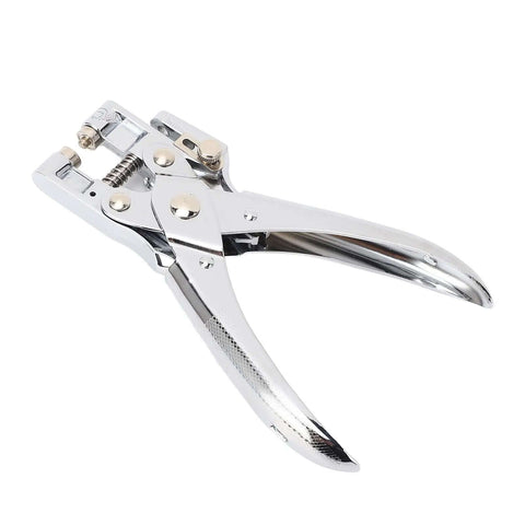 Beefy Single Hole Puncher For Paper Crafts And Office Use Handheld Punching Tool with 5mm Die Sturdy Metal Construction
