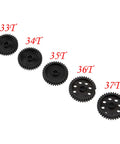 Five Pack Steel 48P Pinion Gear Sets For 3.175mm Shafts 33T 34T 35T 36T 37T Hardened One Eighth Inch Fits Arrma HPI