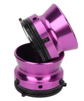 Universal Hub Adapters Set, 1 Pair 10 Inch Loading Opener for Autos and Equipment, polished aluminum alloy, purple