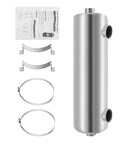 High Performance Pool Heat Exchanger 200kBtu Stainless Steel 304 With One And A Half Inch Ports for pool installation kit