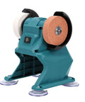 Beefy Bench Grinder With 5500 RPM Permanent Magnet Copper Motor And Durable Guard in metalworking setup