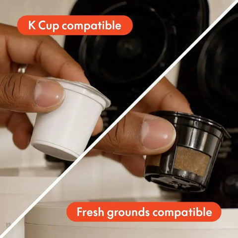 VersaBrew Two In One Coffee Maker With K Cup Compatibility Delivers 8 Oz, 10 Oz, Or 12 Oz Single Serves Or Full 12 Cup Carafe Iced Coffee Mode