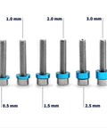 Badass Premium Steel Screw Spacer Kit For Tamiya TT01 TT02 XV01 XV02 10th Scale RC Car Parts M3 steel spacers, 0.5-3.0 mm