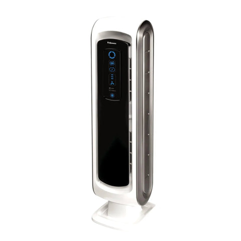 AeraMax 100 Air Purifier With True HEPA Filter And Four Stage Purification For Mold Odors Dust Smoke Allergens And Germs In Small Rooms White