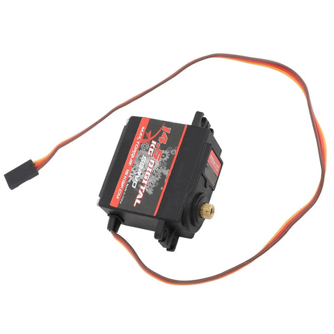 Beast Mode Heavy Duty Full Metal Gear RC Servo Motor With Digital Precision Control, 5kg torque, for RC crawlers and robots.