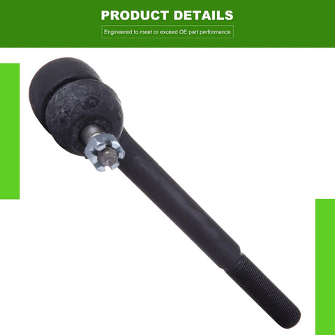 Front Suspension Kit 14Pc Center Link Tie Rod Ends Adjusting Sleeve Sway Bar Links Ball Joints Idler Arm Ready To Roll For 1978-1987 GM A-Body Cars Including El Camino Malibu Monte Carlo Grand Prix Grand Am Lemans Caballero Bonneville, black tie rod end