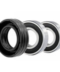 Rock Solid Washing Machine Tub Bearing Replacement Kit For A No Sweat Laundry Grind Nbr Double Rubber Shield Ball Bearings Compatible With Whirlpool W10435302 W10447783 With Gasket including two bearings and a gasket