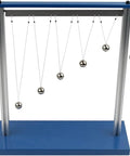 Forced Vibration and Resonance Pendulum Demonstration Kit for Physics Class with Five 20mm Metal Balls on blue frame