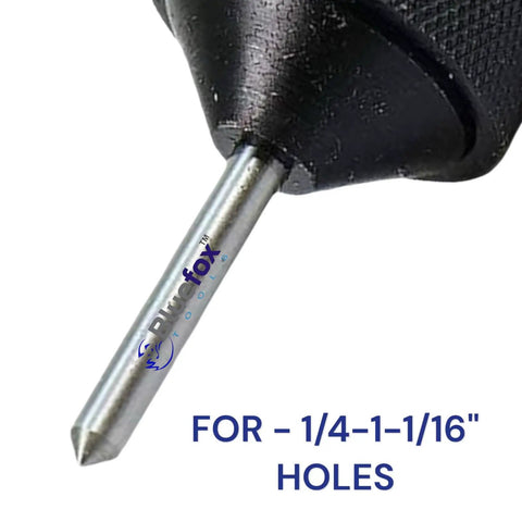 Rock Solid Pro Grade Universal Transfer Center Aligner and Heavy Duty Hole Punch Kit with Precision Hardened Steel Pins for Flawless Metal and Wood Layout Work Spanning Three Sixteenths to One Inch Thirteen Sixteenths Wide