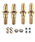 Door Hinge Pin And Bushing Repair Kit For 1999 And Up Chevy Silverado GMC Sierra And Related SUVs displayed with components