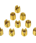 Self Tapping Threaded Inserts Set M8 By M5 For Auto Repairs DIY Easy Install Slotted Screw Bushings 302 Stainless High Tensile Strength Vibration Resistant Thread Repair Kit, M8xM5 inserts