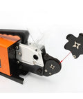 Super Heavy Duty Pneumatic Crimping Tool With Four Die Sets For Wire Terminals, showing die attachment mechanism close-up.