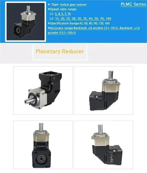 Heavy Duty Ninety Degree Planetary Gearbox For Servo And Stepper Motors, helical gear reducer with compact design and precise output.