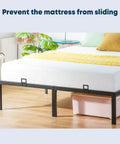 Heavy Duty Adjustable Anti Slip Mattress Grippers For Bed Frame shown on a sturdy bed base preventing mattress sliding.