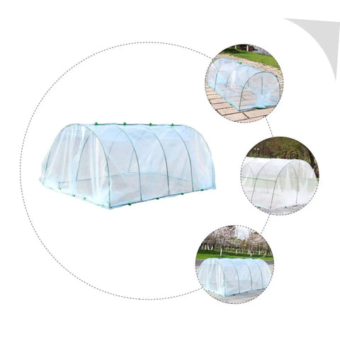 Flower Greenhouse Cover Bracket For Outdoor Plants, Durable Plastic Garden Greenhouse Shelter, Easy Install For Gardens, Terraces, Backyards, Yards And All Outdoor Spaces