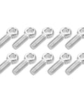 Heavy Duty Lifting Eye Bolt Set 20 Pcs Anti Corrosion 304 Stainless Steel For Industrial Rigging And Hoists, 10 eye bolts