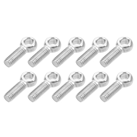 Heavy Duty Lifting Eye Bolt Set 20 Pcs Anti Corrosion 304 Stainless Steel For Industrial Rigging And Hoists, 10 eye bolts