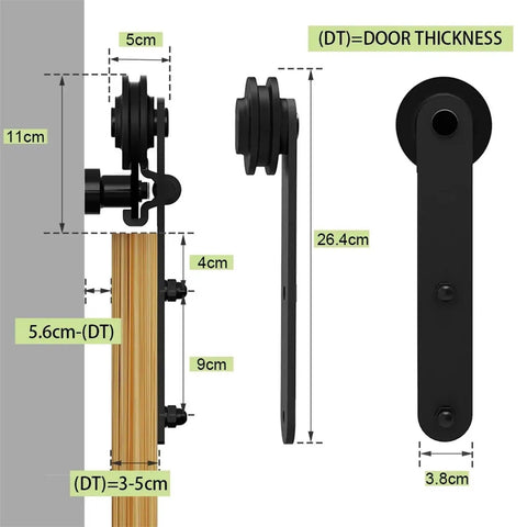 Heavy Duty Full Extension Drawer Slides For Wood Cabinets, Quiet Glide Roller Track Hardware dimensions and installation guide