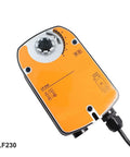 Heavy Lifting AC230V Spring Return Motorized Damper Actuator LF230 close-up view showing design and connection features.