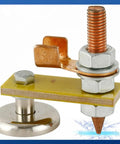 2 Pack Magnetic Ground Clamp For Welders With Copper Tail Quick Grounding Clip For Arc MIG Flux Core Stick Welders