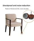 Slick Furniture Sliders For Chair Legs And Tables Thick Felt Pads displayed on a chair leg, showcasing shockproof and noise reduction design.