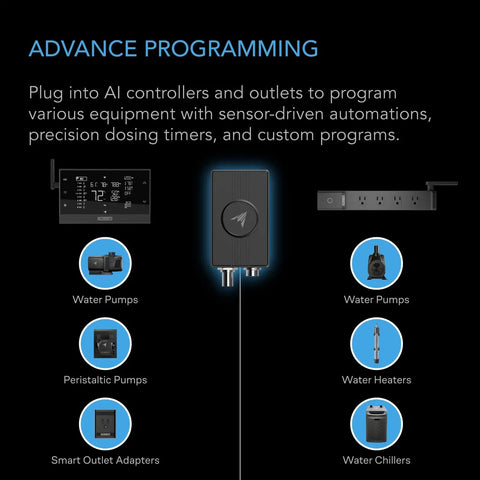 Smart Hydro Sensor for AI Controller Environmental Monitor for pH EC TDS and Water Temperature with AI integrations displayed