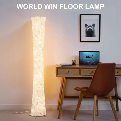 Smart RGB LED Floor Lamp 61 Inch Corner Light With Music Sync 16 Million Colors 3 Color Temperature App And Remote Control