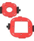 Heavy Duty Aluminum Router Corner Radius Templates For Smooth Woodworking Edges And Dead On Arc Cuts DIY Edge Profiler Jig showing R10 to R50 sizes.