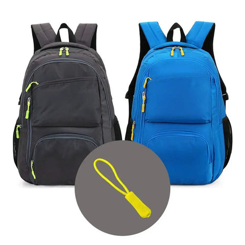 Backpack And Luggage Zipper Pull Replacement Set 10 Pcs Durable Nylon Zipper Tabs with Non Slip Rubber Grip on backpacks