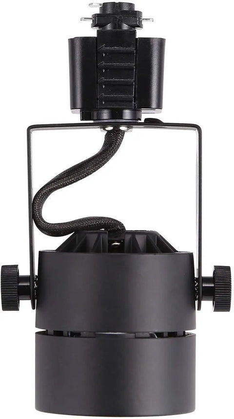 Slick 8W Dimmable LED Track Light Head With 4000K Cool White CRI90 Plus True Color Rendering, Adjustable Tilt, 40 Degree Beam, Halo Type, Black Finish, Pack Of 6
