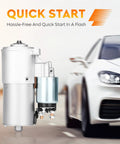 Heavy Duty High Torque Starter For Ford F Series And Expedition Vehicles 99 Through 13 with car background