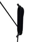 Heavy Duty Ceiling Bike Mount And Pulley System For Garage showing black rope used in steel bike lift hoist setup