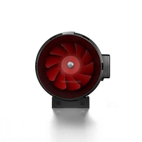 Six Inch Inline Fan For Grow Tents And Attics, 395 CFM Exhaust Duct Fan With Built-In Speed Controller, ETL Listed, Pre-Wired Six-Foot Grounded Cord, Carbon Filter Ready, High-Flow Ventilation