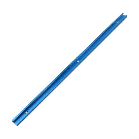 Blue Double T Track Miter Gauge 500mm Aluminum Alloy T Slot component for precision woodworking
