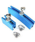 Beefy Heavy Duty Auto Dent Repair Kit With Mixed Size Pullers showing metal blue puller components