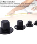 Low Profile Impact Socket Adapter Set For Tight Spaces Pro Grade Versatile Ratchet Adapters For Automotive And Industrial