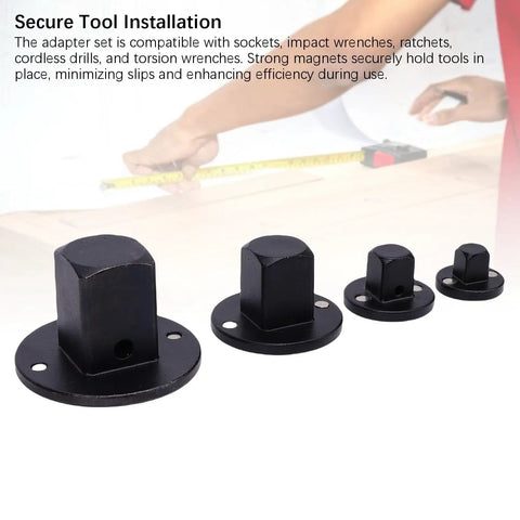 Low Profile Impact Socket Adapter Set For Tight Spaces Pro Grade Versatile Ratchet Adapters For Automotive And Industrial