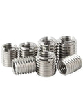 Real Talk Self Tapping Threaded Inserts Kit M2 M2.5 M3 M4 M5 M6 M8 M10 M12 Stainless Steel for Strengthening Threads in Plastic Aluminum and Copper The Go To Fix for Quick DIY Repairs, 302 stainless steel inserts
