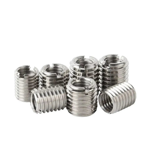 Real Talk Self Tapping Threaded Inserts Kit M2 M2.5 M3 M4 M5 M6 M8 M10 M12 Stainless Steel for Strengthening Threads in Plastic Aluminum and Copper The Go To Fix for Quick DIY Repairs, 302 stainless steel inserts