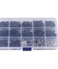 Universal RC Screw Kit And Fastener Set 537 Pieces For Cars Trucks And Crawlers Beefed Up Heavy Duty Stainless Steel Hardware Upgrades Precision Screws And Fasteners For Reliable Long Lasting Build, organizer case