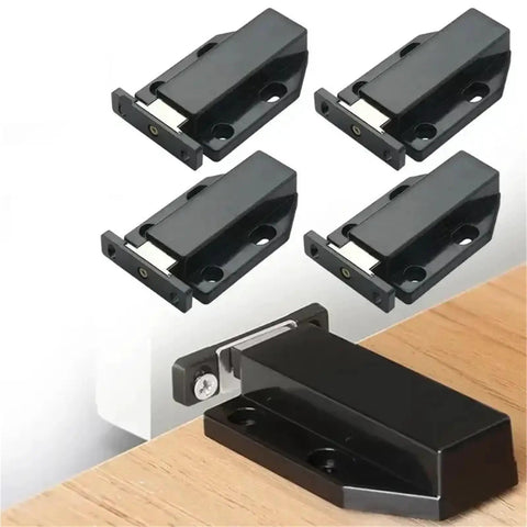 8 Pack Magnetic Cabinet Door Catches No Sweat Push To Open Touch Magnetic Latch Heavy Duty Wardrobe Hardware Easy Install