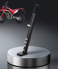 7075 Aluminum Dirt Bike Kickstand Adjustable Side Stand For CRF250L CRF250X Rally Models 2012 Through 2023 Black Lightweight Rustproof Machined Finish For Easy Parking And Stable Tilt On Dirt Bikes