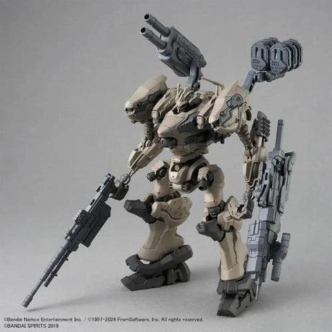 RaD CC-200 Orbiter Nightfall 30MM 1/144 Model Kit For Armored Core VI Fires Of Rubicon, detailed mech model front view