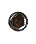 Top view of 33mm Chrome ABS Plastic Push On Bullet Flanged Lug Nut Covers Pack Of 20 For 33mm Nuts With Flange Easy Install Two