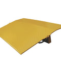 Tough As Nails Steel Truck Dock Plate For Warehouse Loading Docks 6185 Lb Capacity 48 By 54 Inch with yellow non skid surface
